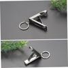 Gogogmee Ergonomic Stainless Steel Nail Clipper Bottle Opener Keychain Silver Compact Nail Care Kit view 2