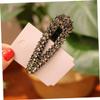 Gogogmee 3pcs Women's Crystal Hair Clips Fashion Hair Barrettes Pin Chic Design Lasting Use Attractive Accessory Random Color view 3