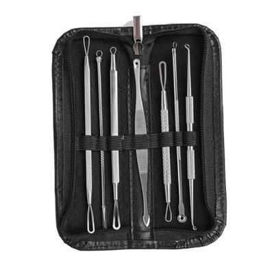 Gogogmee 7pc Remover Tool Set Pimple Kit Skin Spatula for Blackheads Pimple Remover Tools