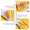 SOESFOUFU 30pcs Cuticle Removers Dual- Dead Skin Forks for Nail Portable Nail Care Tools for Home Lightweight Easy to Handle view 3