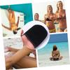 VINTORKY Self Tan Mitt Applicator Tanning Glove Flocking for Body Face Exfoliating Glove No Even Application view 4