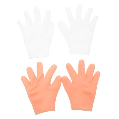 Gogogmee 2pairs Moisture Gloves for Dishwashing Lotion Gloves for Dry Hands Treatment