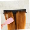 PRETYZOOM Hair Extension Display Holder with Suction Cup U-shaped Wig Stand for Braiding Storage Space-saving Hair Extension Rack for Salon Home Use view 2