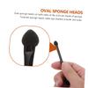 Gogogmee 25pcs Dual-side Eyeshadow Applicators Soft Sponge Makeup Brushes for Easy Eye Shadow Application for Daily Use and Professional Beauty Salons view 3
