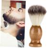 VINTORKY Barber Beard Shave Brush Men's Hair Beard Brush Comfortable Wooden Grip for Wet Shaving view 3