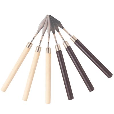 Gogogmee 6pcs Cosmetic Mixing Rods for Nail Art Foundation and Pigments and Easy to Clean Stirring Sticks for Blending Creams and Colors