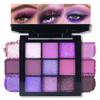 AMY'S DIARY Matte Shimmer Light Deep Purple Eye Shadow Palette Makeup,Eyeshadow Long Lasting Waterproof Cruelty-Free, 9 Blendable Shades in Smooth Finishes with Gorgeous Pearls for Girls (purple) view 1