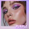 AMY'S DIARY Matte Shimmer Light Deep Purple Eye Shadow Palette Makeup,Eyeshadow Long Lasting Waterproof Cruelty-Free, 9 Blendable Shades in Smooth Finishes with Gorgeous Pearls for Girls (purple) view 2