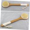 Gogogmee Exfoliating Loofah Bath Brush Body Scrubber Bristle Brush for Shower Back Scrubbing Bathing view 2
