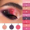 AMY'S DIARY Matte Shimmer Light Deep Red Eye Shadow Palette Makeup,Eyeshadow Long Lasting Waterproof Cruelty-Free, 9 Blendable Shades in Smooth Finishes with Gorgeous Pearls for Girls (Red) view 4
