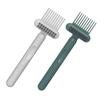 Gogogmee 2pcs Hair Brush Cleaner Comb Tool Ergonomic Hair Remover for Easy Cleaning for Combing and Curling Dark Green and Gray view 1