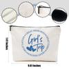 3Pcs Girls Trip Gifts Favors, 2025 Girls Weekend Gifts Funny Makeup Bag, Bestie Gifts Weekend Bag Vacation Cosmetic Bag, Friendship Gifts for Women Bestie BFF, Graduation Wedding Gifts Toiletry Bag view 2