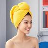 AGKXHDEC Double Layer Microfiber Towel, Hair Turbans for Wet Hair, Drying Hair Wrap for Women(The Color of The Picture is for Reference only) (Yellow with bee) view 4