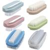 6 PCS Nail Brush for Cleaning Fingernails Two Sided Hand Fingernail Scrub Brush Soft Stiff Bristles Nail Scrubber Brushes for men women kids view 1