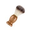 Gogogmee Shave Brush for Men Facial Hair Brush Men Barber Tools Brush Beard Beard Brush for Men Natural Wood Handle Wet Shaving view 1