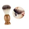 Gogogmee Shave Brush for Men Facial Hair Brush Men Barber Tools Brush Beard Beard Brush for Men Natural Wood Handle Wet Shaving view 3