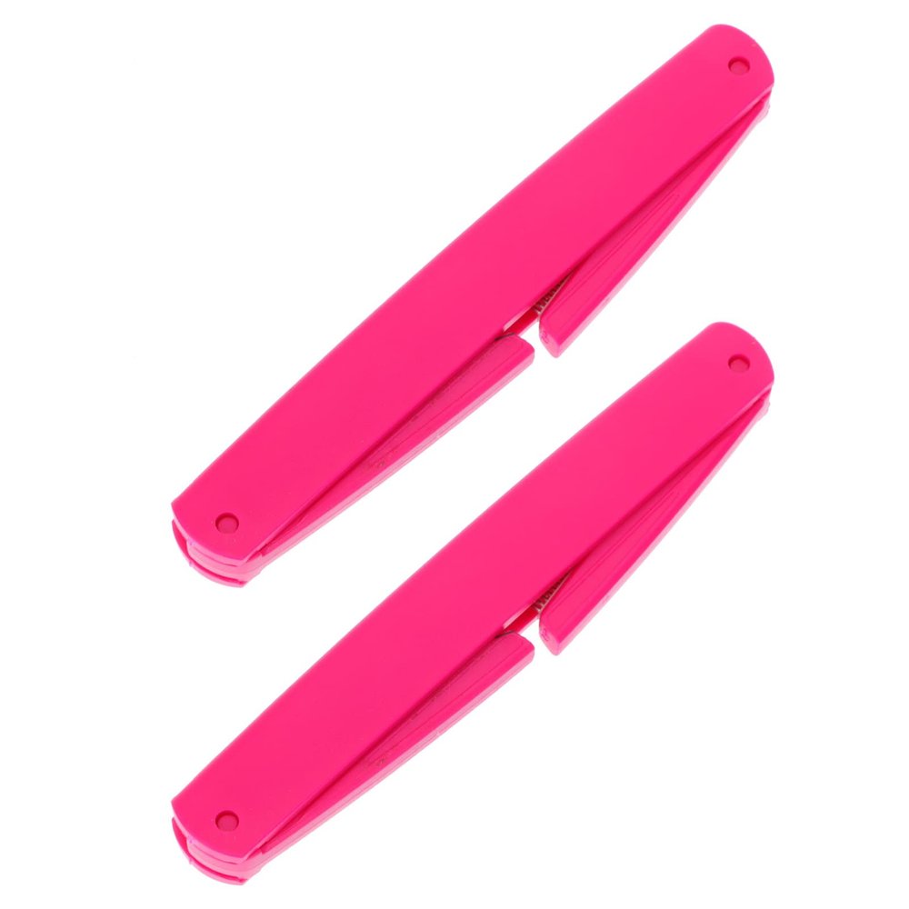Gogogmee 2pcs Multipurpose Eyelash and Eyebrow Comb Dual-use Stainless Steel Brush for Lash Separation and Brow Shaping Random Color Professional Eye Makeup Tool