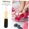 Gogogmee Foot Rasp Callus Remover Tool Double-Sided Pedicure Foot File Exfoliating Brush Handle view 3