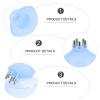 SOESFOUFU 3pcs Scalp Massage Comb Applicator for Hair Treatment Material Palm-sized Design Even Medicine Distribution for Hair Scalp Care view 3