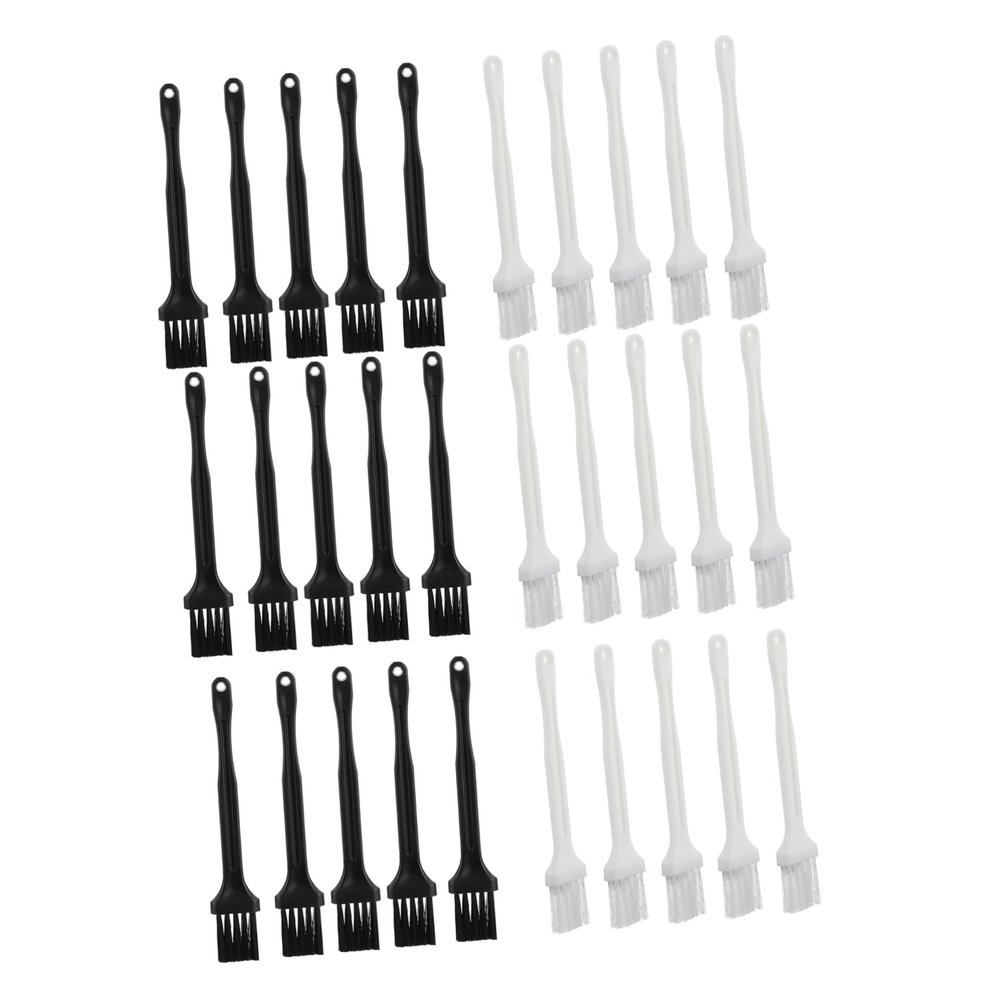 Gogogmee 30pcs Beard Brush Shaving Men Beard Accessories Barber Shop Brush Portable Nylon Hairdressing