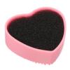 Baluue Quick Clean Makeup Brush Box Sponge Eye Shadow Brush Holder Heart Shape Case Dry Wet Dual Use Travel Cosmetic Case view 1