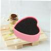 Baluue Quick Clean Makeup Brush Box Sponge Eye Shadow Brush Holder Heart Shape Case Dry Wet Dual Use Travel Cosmetic Case view 3