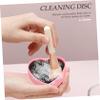 Baluue Quick Clean Makeup Brush Box Sponge Eye Shadow Brush Holder Heart Shape Case Dry Wet Dual Use Travel Cosmetic Case view 4