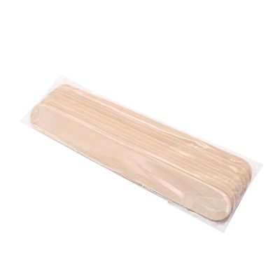 GARVALON Cosmetic Scraper Beauty Care Rod Tongue Spatula 100pcs Unhairing Tool for Face