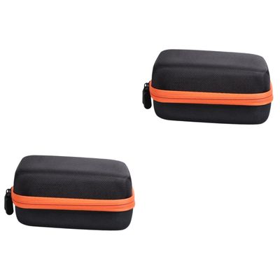 Beatifufu 2pcs Slot Storage Case Shockproof Eva Bag for Roller Bottles Travel Organizer for Aromatherapy and Essential Oils Orange