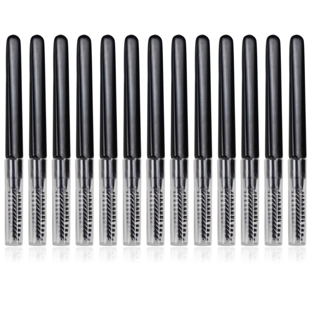 LALADEFIEE 20pcs Eyebrow Brush with Caps Portable Spiral Brow Shaping Tools for Men and Women for Daily Makeup Travel-friendly Eyelash Grooming Supplies