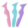 LALADEFIEE 3pcs Silicone Eyebrow Stencils and Eyeliner Aid Multi-functional Mascara Applicator Tool for Precise Makeup Application for Beginners Colors view 1