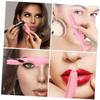 LALADEFIEE 3pcs Silicone Eyebrow Stencils and Eyeliner Aid Multi-functional Mascara Applicator Tool for Precise Makeup Application for Beginners Colors view 3