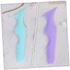 LALADEFIEE 3pcs Silicone Eyebrow Stencils and Eyeliner Aid Multi-functional Mascara Applicator Tool for Precise Makeup Application for Beginners Colors view 4