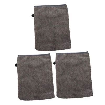 ASAKKURA 3pcs Cleansing Cloth Cover Reusable Facial Pads Makeup Removal Gloves Skin Exfoliator Tool