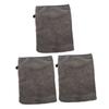 ASAKKURA 3pcs Cleansing Cloth Cover Reusable Facial Pads Makeup Removal Gloves Skin Exfoliator Tool view 1