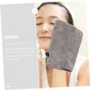 ASAKKURA 3pcs Cleansing Cloth Cover Reusable Facial Pads Makeup Removal Gloves Skin Exfoliator Tool view 4