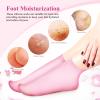 FOMIYES 5pairs Silicone Foot Soaking Socks for Deep Moisture and Care Elastic Wear-Resistant for Dry Cracked Feet for Home for Women view 4