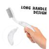ASAKKURA 2pcs Stainless Steel Eyebrow Comb and Eyelash Separator Portable Metal Lash Tool for Grooming Brows and Lashes Professional Beauty Comb for Home and Salon Use view 3