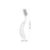 ASAKKURA 2pcs Stainless Steel Eyebrow Comb and Eyelash Separator Portable Metal Lash Tool for Grooming Brows and Lashes Professional Beauty Comb for Home and Salon Use view 4