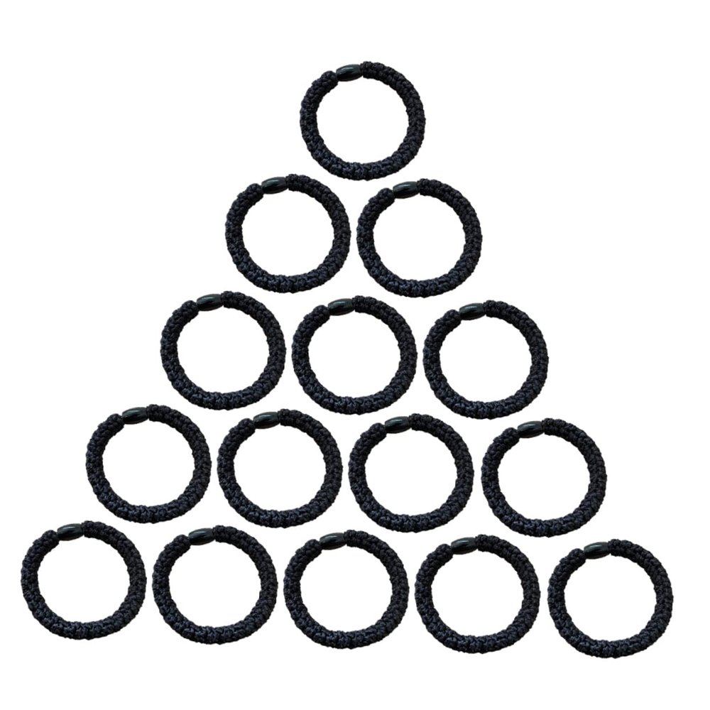 Healeved 20pcs High Ponytail Holder Thick Hair Ties Elastic No Pull Hair Ties for Men Women Boys and Girls Toddlers
