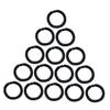 Healeved 20pcs High Ponytail Holder Thick Hair Ties Elastic No Pull Hair Ties for Men Women Boys and Girls Toddlers view 1