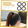 Healeved 20pcs High Ponytail Holder Thick Hair Ties Elastic No Pull Hair Ties for Men Women Boys and Girls Toddlers view 2
