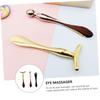 Beatifufu 3pcs Eye Face Mask Spoon Compact Eye Massager Stick Beauty Tools Reusable Sturdy Travel-friendly view 3