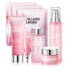 8PCS Skin Care Set, Moisturizing Cherry Blossom Facial Skin Care Kit, Hydrating Skincare Set for Women, Travel Facial Care Kits with Face Masks, Eye Cream, Cleansing Lotion, Serum, Face Cream,Toner view 1