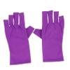 Beatifufu 2pcs Uv Fingerless Nail Gloves for Gel Manicure Outdoor Use Comfortable Half-Finger Design Elastic and Shielding view 1