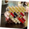 OSOLADY Acrylic Lipstick Organizer Fish Shape Cosmetic Storage Rack for Lipstick Lip Gloss and Brushes Stylish Multilayer Desktop Display Stand view 2