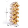 OSOLADY Acrylic Lipstick Organizer Fish Shape Cosmetic Storage Rack for Lipstick Lip Gloss and Brushes Stylish Multilayer Desktop Display Stand view 4