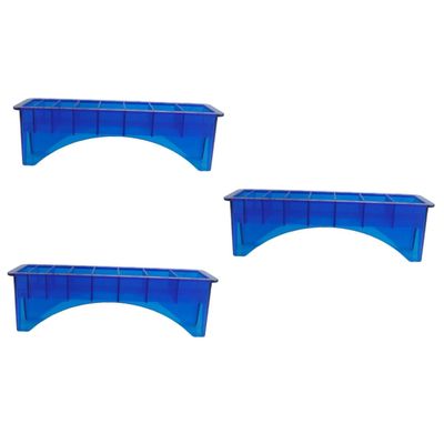 Beatifufu 3pcs Hair Clipper Limiter Comb Holder Kit Guide Comb Organizer Clipper Blade Holder