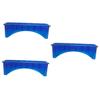 Beatifufu 3pcs Hair Clipper Limiter Comb Holder Kit Guide Comb Organizer Clipper Blade Holder view 1