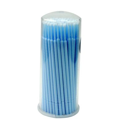 OSOLADY 100pcs Eyelash Extension Holder Brush Gentle Makeup Tool for Adhesive Clean-up
